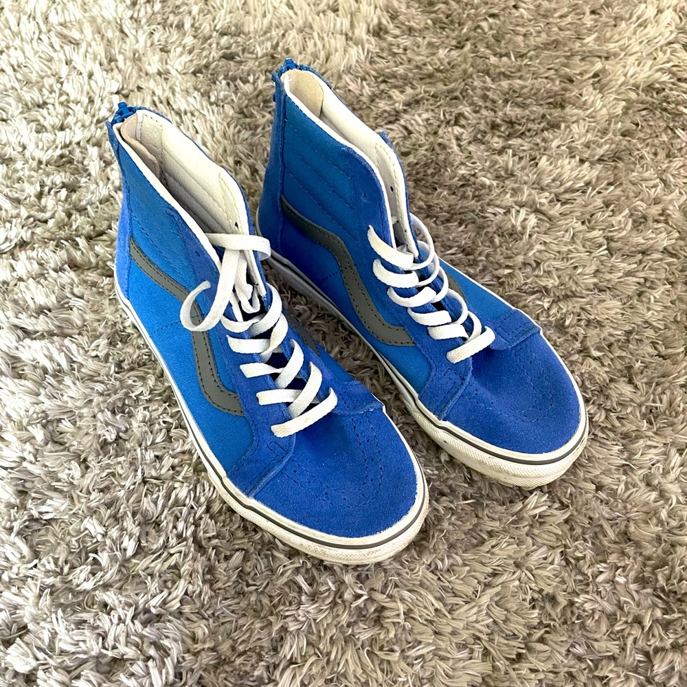 Grade school Vans sky blue